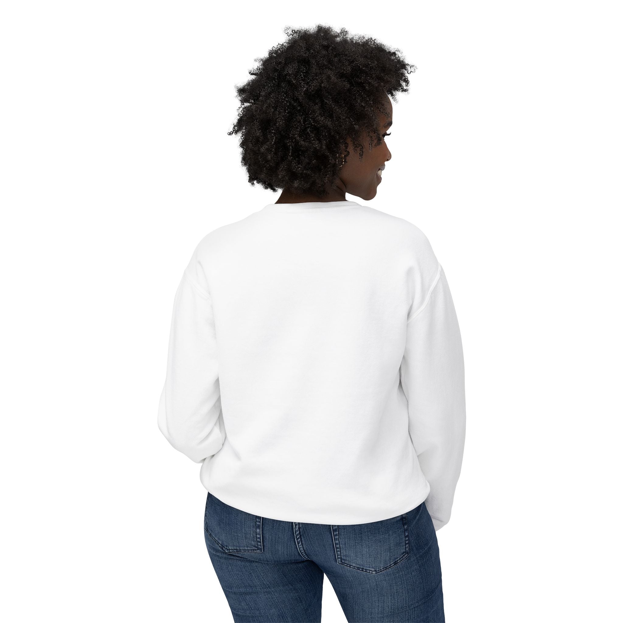 Black Cat Floral Crewneck Sweatshirt