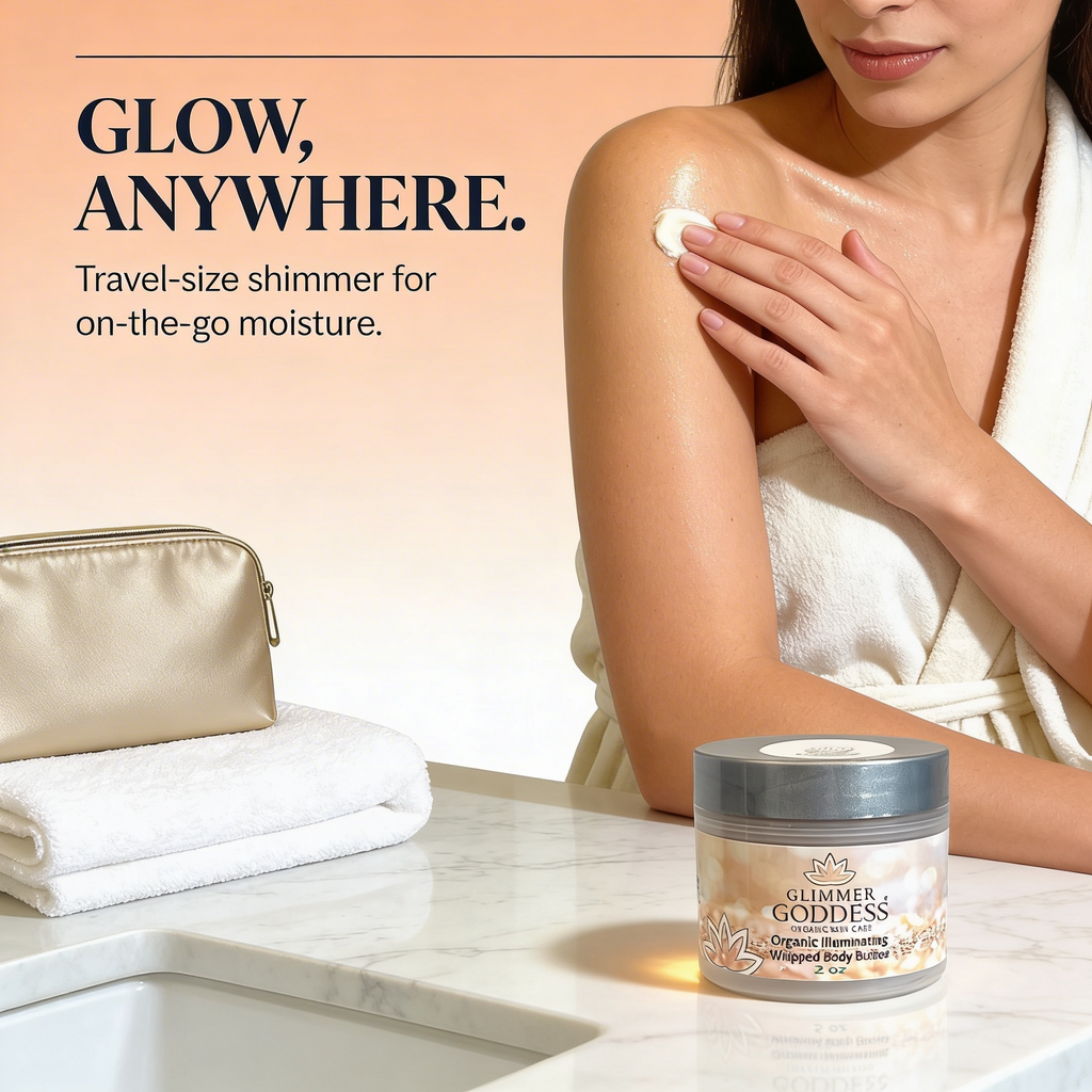 Organic Shimmer Body Butter 2oz