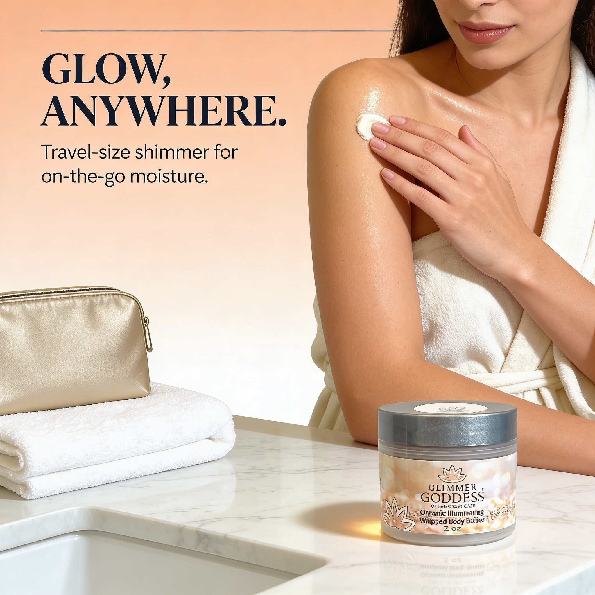 Organic Shimmer Body Butter 2oz