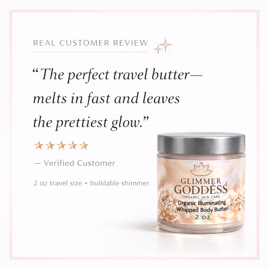 Organic Shimmer Body Butter 2oz